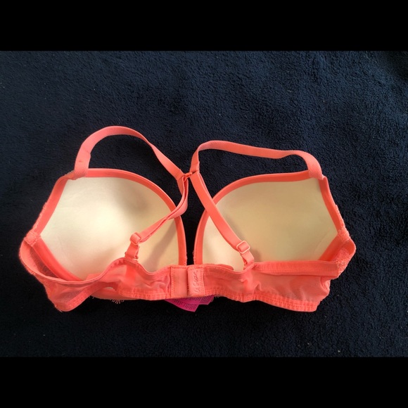 Coral Bra with crystals - Picture 4 of 6